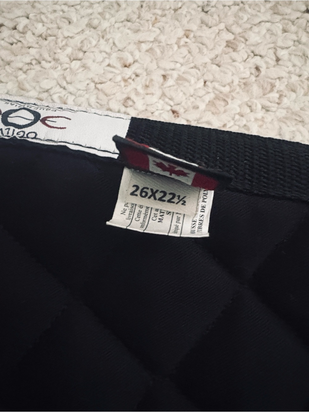 Ogilvy Dressage Baby Pad - Black - Picture 7 of 7